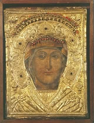 Η ιερά εικόνα της Παναγίας της Εικονίστριας