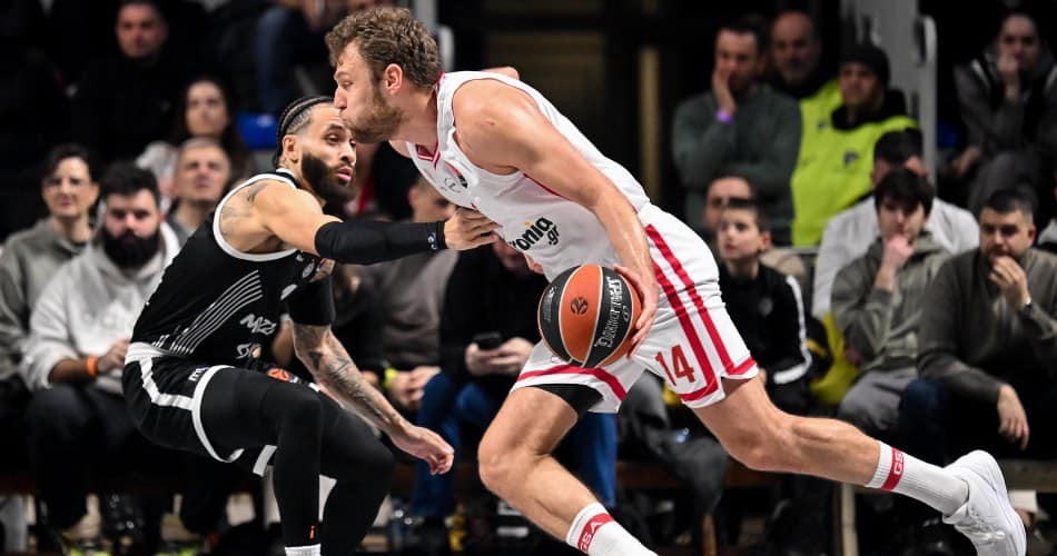 Παρτίζαν – Ολυμπιακός 66-104: Εντυπωσιακή 100άρα στο Βελιγράδι