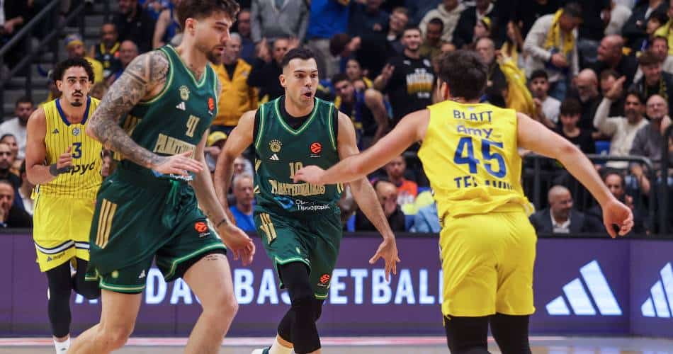 Μακάμπι Τελ Αβίβ – Παναθηναϊκός 75-71: Οι «πράσινοι» έχασαν την ευκαιρία στο τέλος