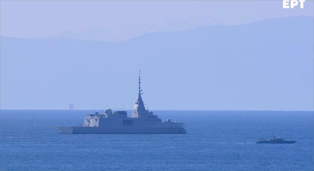 Ιστορική άφιξη της φρεγάτας Belharra «Κίμων» στον Σαρωνικό