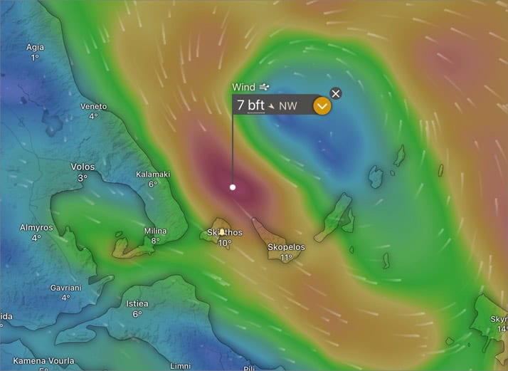 Έκτακτη καιρική ενημέρωση από το SkiathosWeather