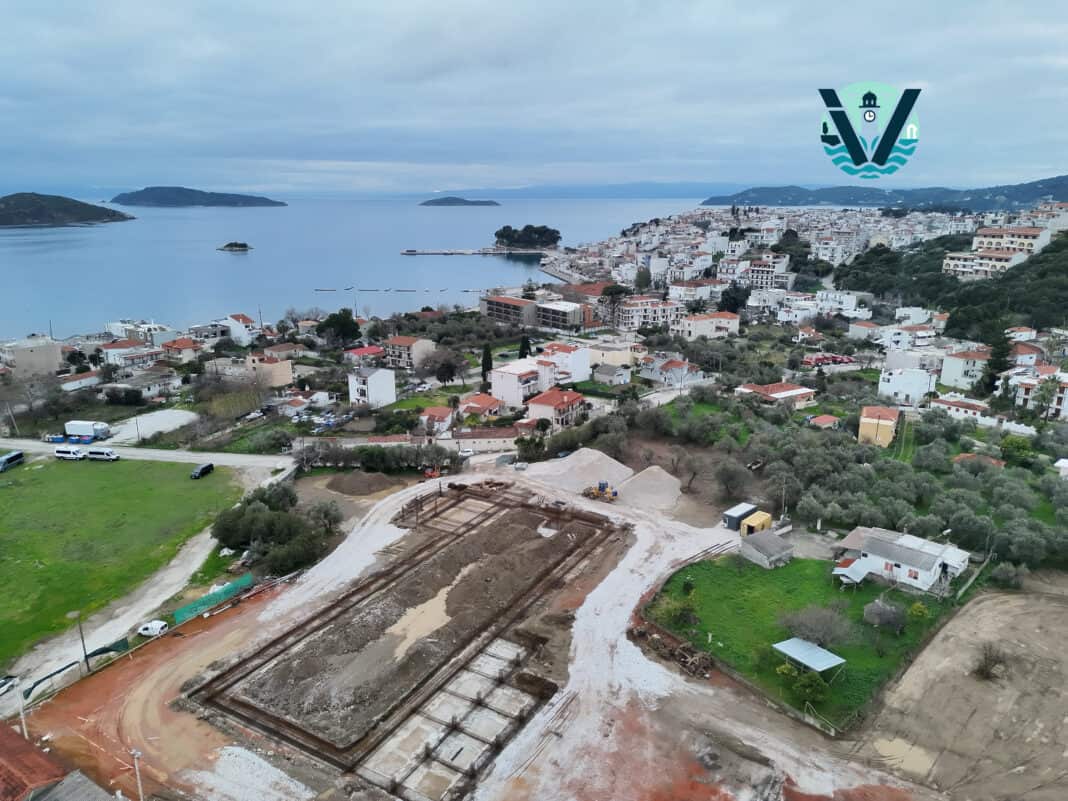 Σκιάθος: Σε πλήρη εξέλιξη τα έργα για το νέο Lidl – Πώς διαμορφώνεται ο χώρος