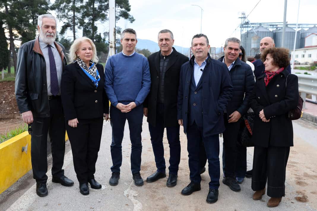 Αυτοψία Υπουργού Χρ. Δήμα -Περιφερειάρχη Δημ. Κουρέτα