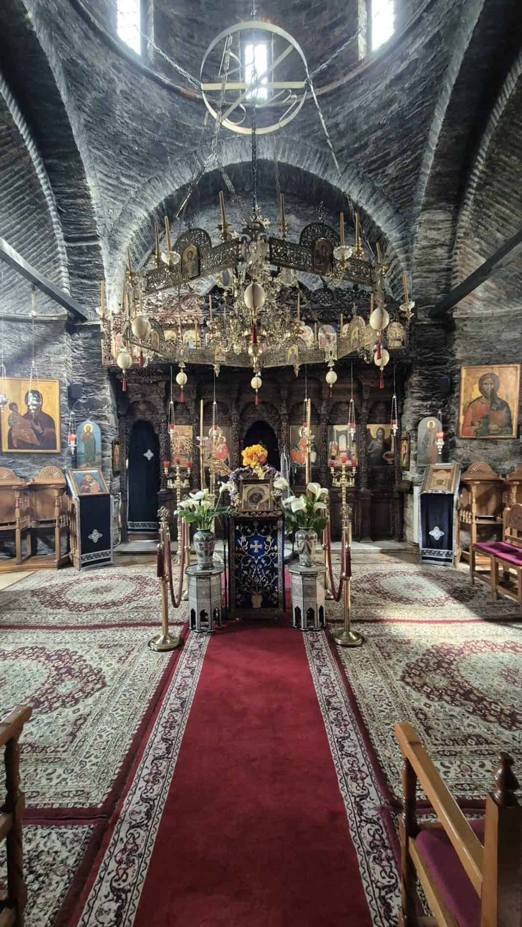 Η Ά Στάση των Χαιρετισμών στην Ιερά Μονή Ευαγγελισμού της Θεοτόκου Η Ά Στάση των Χαιρετισμών στην Ιερά Μονή Ευαγγελισμού της Θεοτόκου