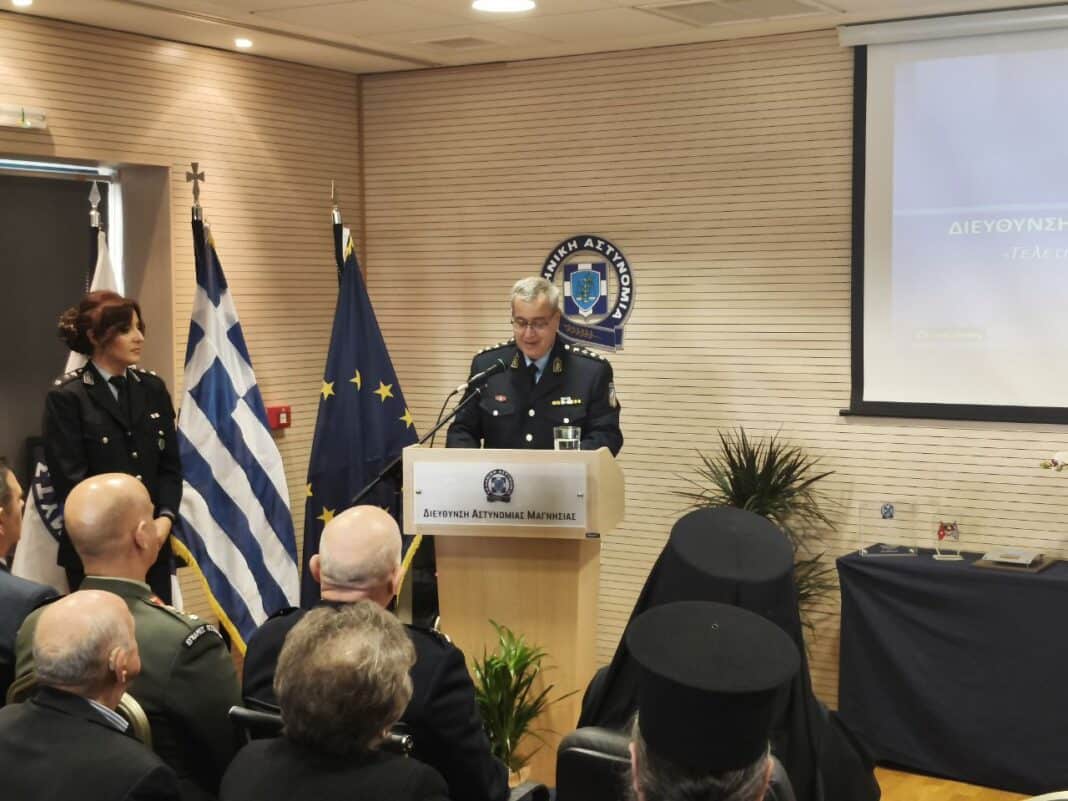 Ανέλαβε ο νέος Αστυνομικός Διευθυντής Μαγνησίας Θ. Κουλούρης: «Συνέχεια στην διοίκηση και ευθύνη»