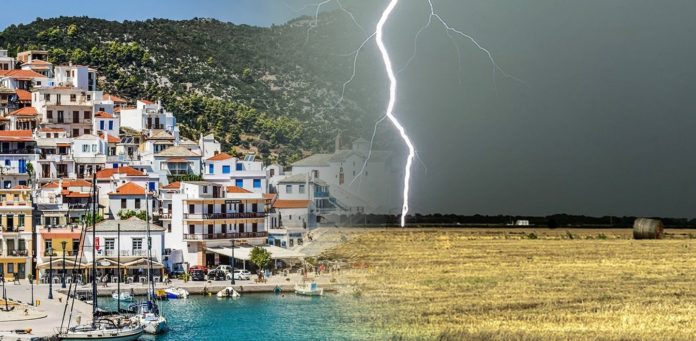 Χωρίς προβλήματα πέρασε η κακοκαιρία από τις Σποράδες