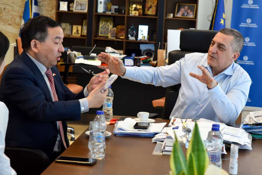 Νέος κύκλος συνεργασίας μεταξύ Περιφέρειας Θεσσαλίας και Κίνας Νέος κύκλος συνεργασίας μεταξύ Περιφέρειας Θεσσαλίας και Κίνας