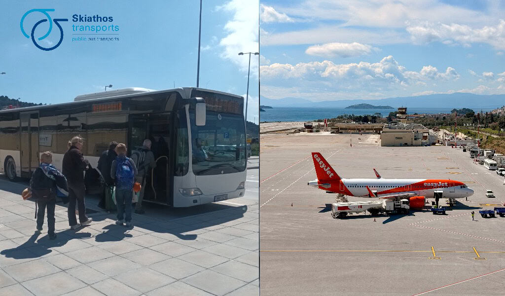 Οι Συγκοινωνίες Σκιάθου παρούσες στην εξυπηρέτηση της πρώτης πτήσης της σεζόν Οι Συγκοινωνίες Σκιάθου παρούσες στην εξυπηρέτηση της πρώτης πτήσης της σεζόν