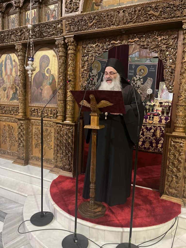 Ομιλία του Ηγουμένου της Ι.Μ. Άνω Ξενιάς στην Μεταμόρφωση Βόλου Ομιλία του Ηγουμένου της Ι.Μ. Άνω Ξενιάς στην Μεταμόρφωση Βόλου