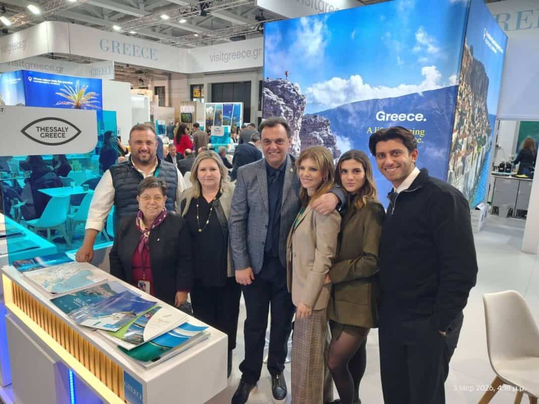 Δυναμική παρουσία της Περιφέρειας Θεσσαλίας στην τουριστική έκθεση ITB Berlin 2026 Δυναμική παρουσία της Περιφέρειας Θεσσαλίας στην τουριστική έκθεση ITB Berlin 2026