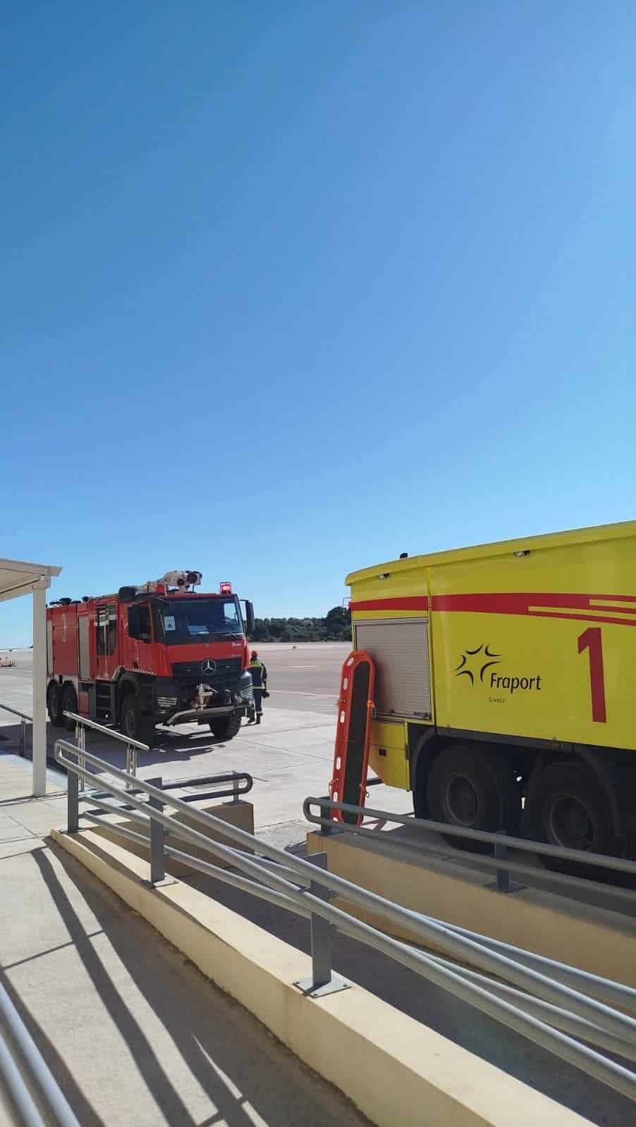 Πραγματοποιήθηκε Άσκηση Εκκένωσης στο Αεροδρόμιο Σκιάθου Πραγματοποιήθηκε Άσκηση Εκκένωσης στο Αεροδρόμιο Σκιάθου