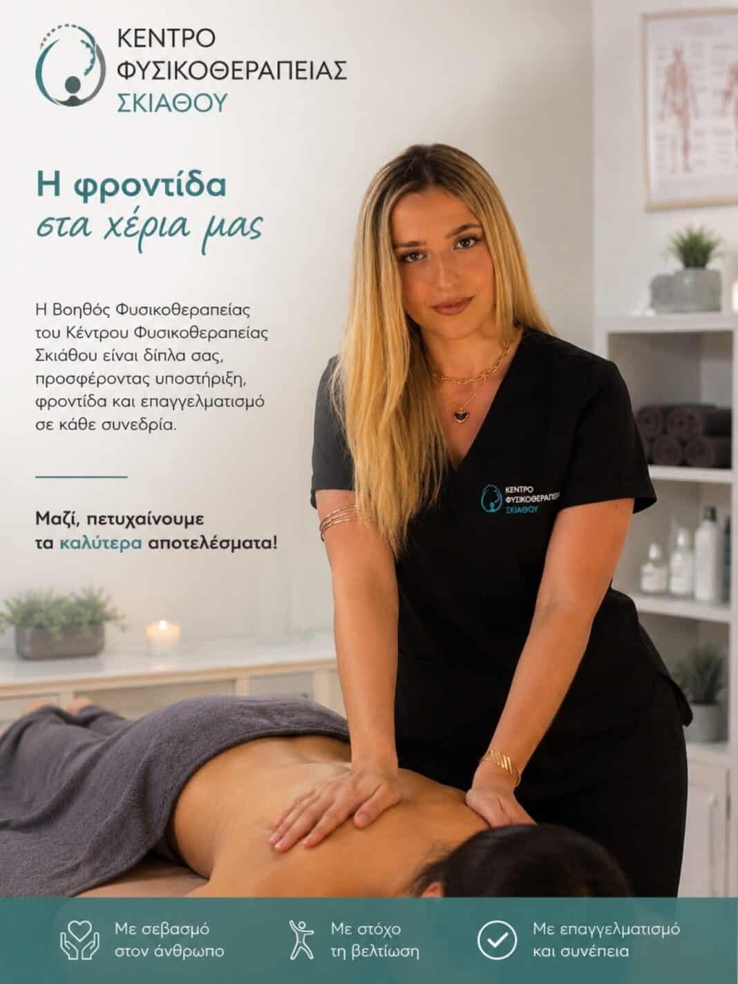 Νέα Προσθήκη στην Ομάδα του Κέντρου Φυσικοθεραπείας Σκιάθου Νέα Προσθήκη στην Ομάδα του Κέντρου Φυσικοθεραπείας Σκιάθου