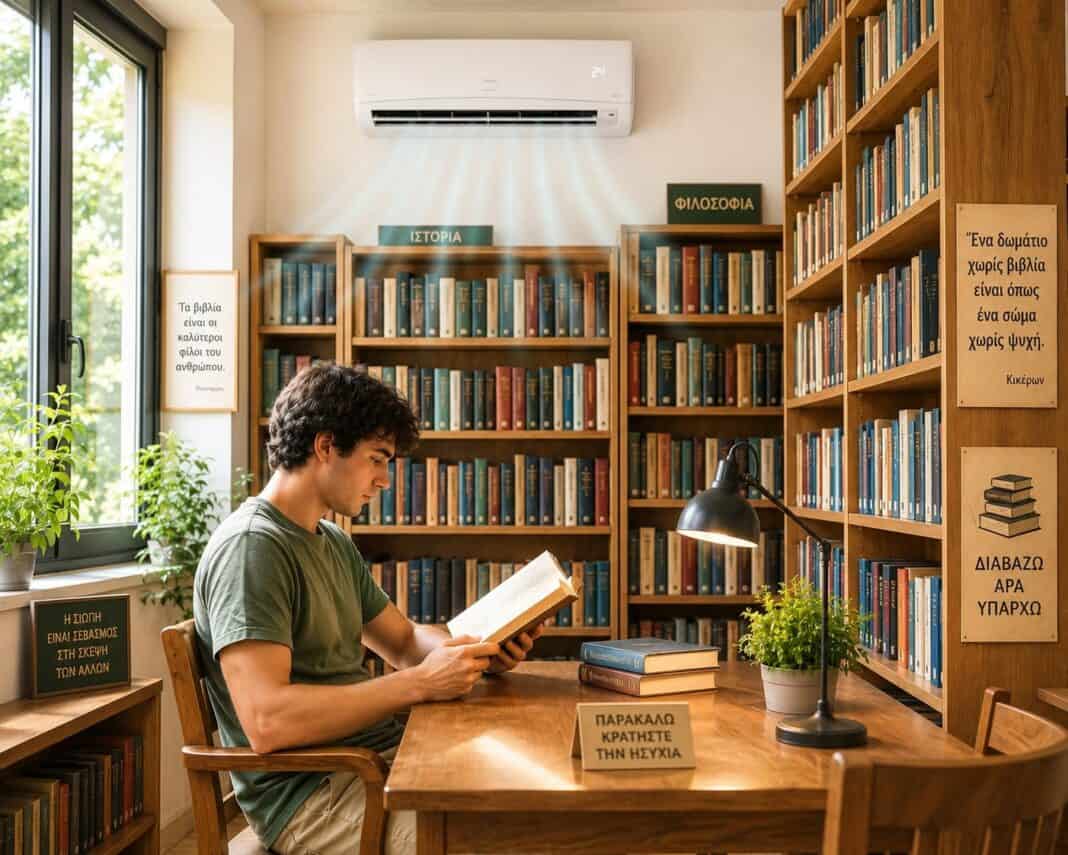 Δροσιά και Ανάγνωση στη Δημοτική Βιβλιοθήκη Σκοπέλου Δροσιά και Ανάγνωση στη Δημοτική Βιβλιοθήκη Σκοπέλου