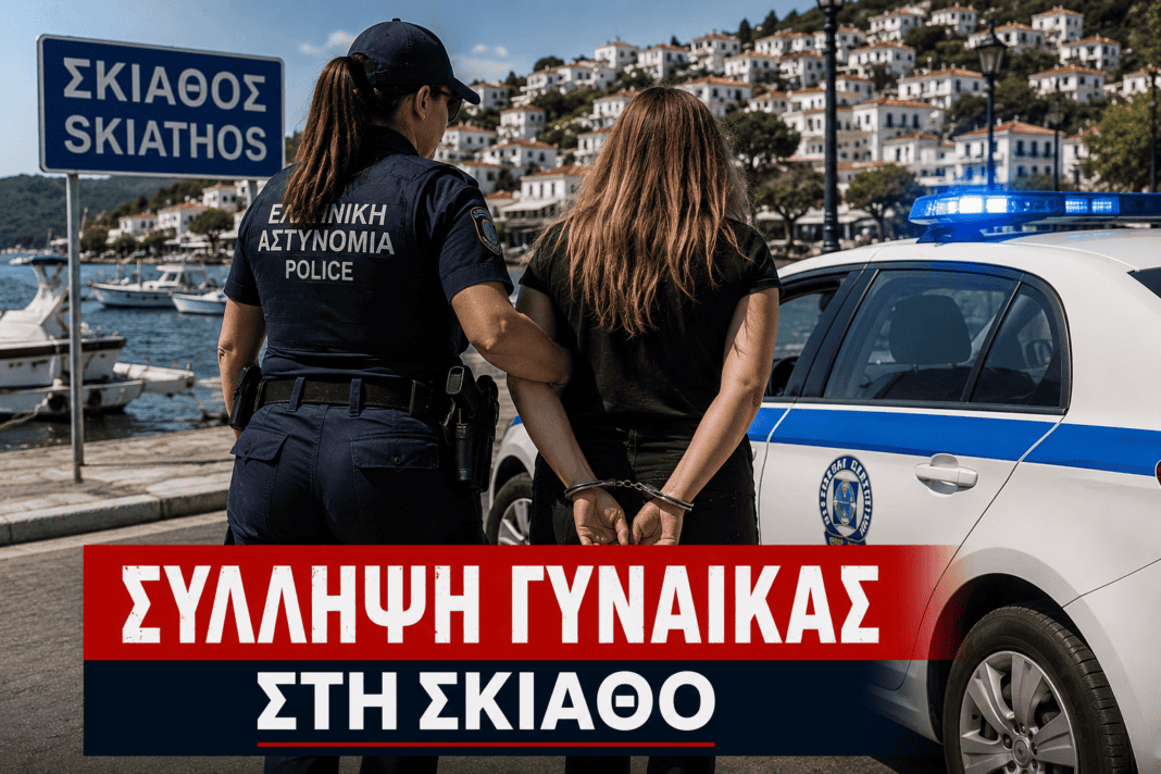 Συνελήφθη στη Σκιάθο φυγόποινη με απόφαση για φυλάκιση τριών ετών Συνελήφθη στη Σκιάθο φυγόποινη με απόφαση για φυλάκιση τριών ετών