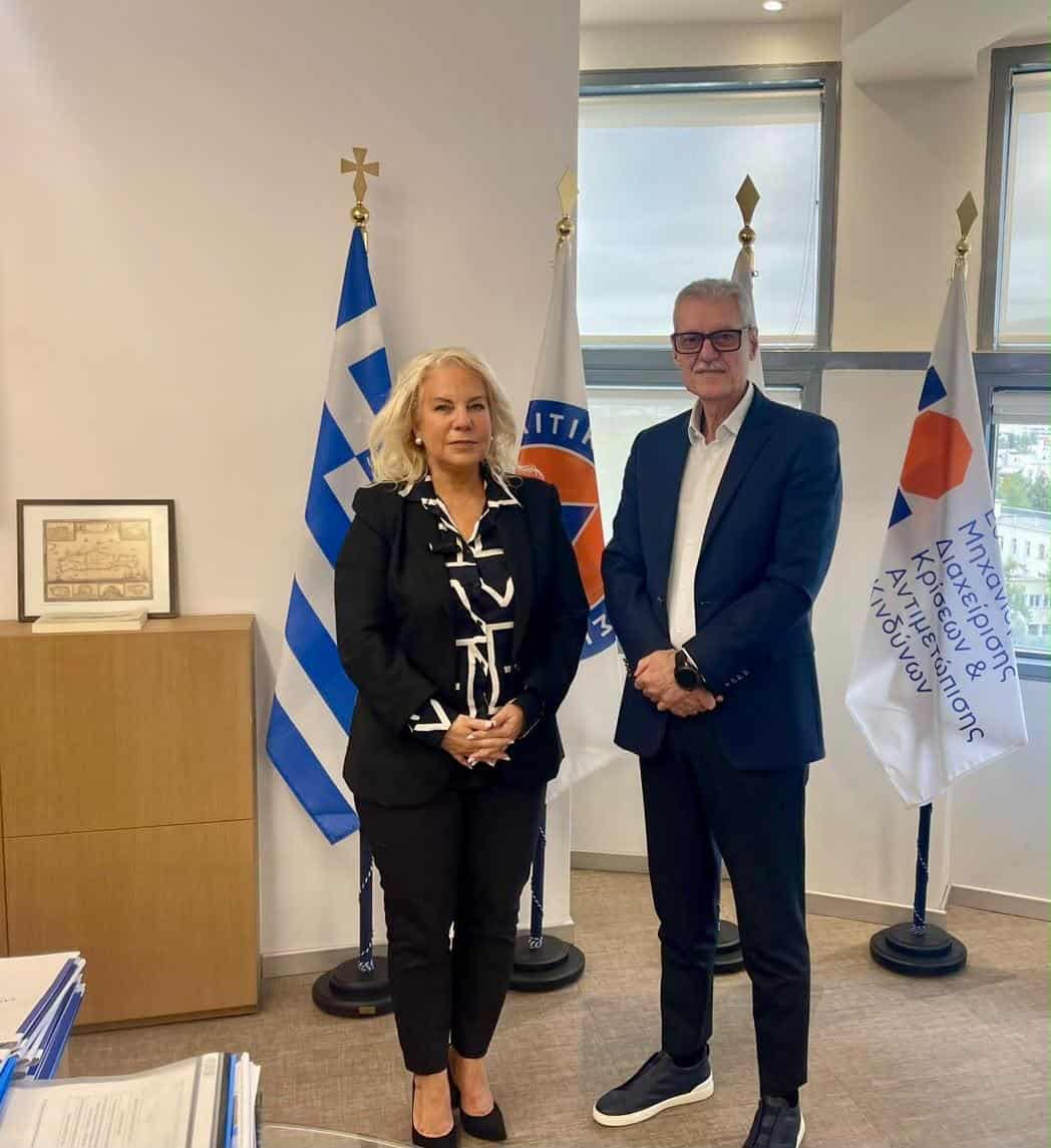 ΣΥΝΑΝΤΗΣΗ ΕΡΓΑΣΙΑΣ ΜΕ ΤΟΝ ΥΠΟΥΡΓΟ ΚΛΙΜΑΤΙΚΗΣ ΚΡΙΣΗΣ ΚΑΙ ΠΟΛΙΤΙΚΗΣ ΠΡΟΣΤΑΣΙΑΣ Κ. ΕΥΑΓΓΕΛΟ ΤΟΥΡΝΑ ΠΡΑΓΜΑΤΟΠΟΙΗΣΕ Η ΑΝΤΙΠΕΡΙΦΕΡΕΙΑΡΧΗΣ ΜΑΓΝΗΣΙΑΣ ΑΝΝΑ- ΜΑΡΙΑ ΠΑΠΑΔΗΜΗΤΡΙΟΥ ΣΥΝΑΝΤΗΣΗ ΕΡΓΑΣΙΑΣ ΜΕ ΤΟΝ ΥΠΟΥΡΓΟ ΚΛΙΜΑΤΙΚΗΣ ΚΡΙΣΗΣ ΚΑΙ ΠΟΛΙΤΙΚΗΣ ΠΡΟΣΤΑΣΙΑΣ Κ. ΕΥΑΓΓΕΛΟ ΤΟΥΡΝΑ ΠΡΑΓΜΑΤΟΠΟΙΗΣΕ Η ΑΝΤΙΠΕΡΙΦΕΡΕΙΑΡΧΗΣ ΜΑΓΝΗΣΙΑΣ ΑΝΝΑ- ΜΑΡΙΑ ΠΑΠΑΔΗΜΗΤΡΙΟΥ